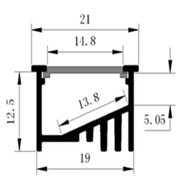 Suspending LED Linear Light for Butcher Shop